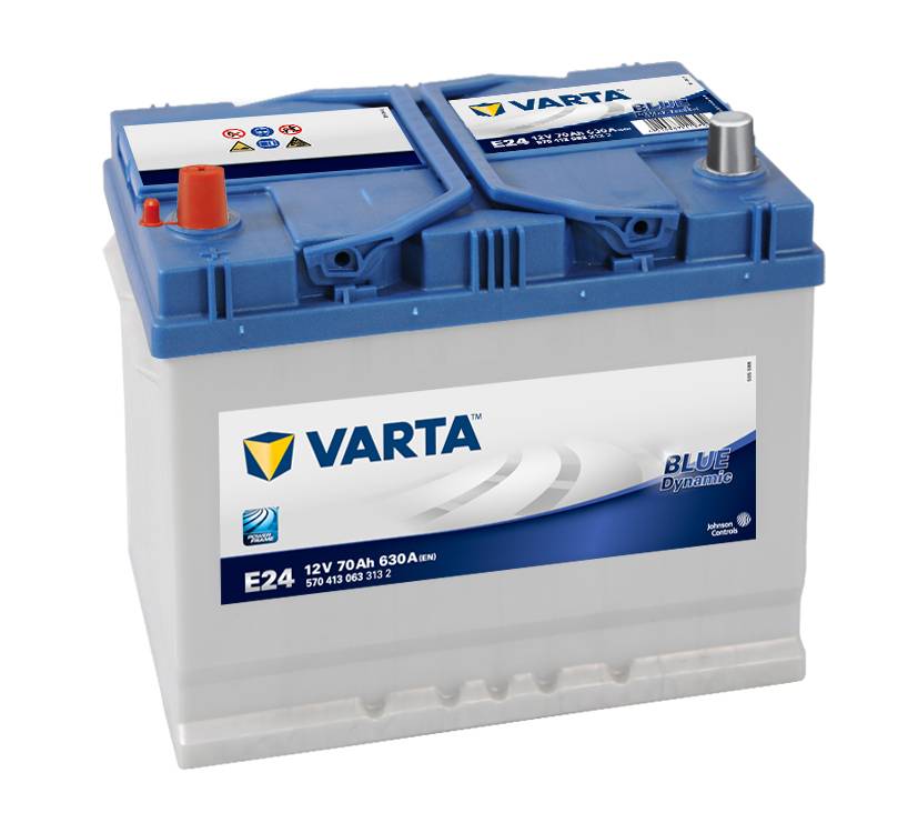 Akumuliatorius Varta E24 70Ah 630A