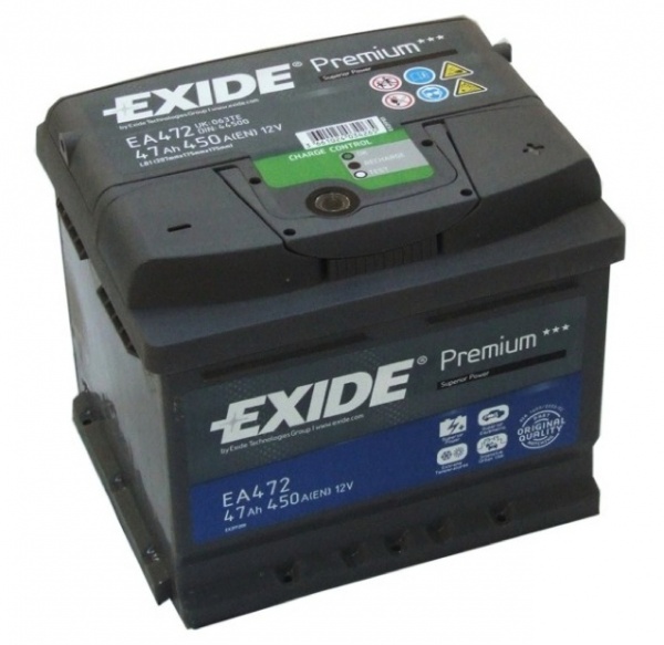 Akumuliatorius EXIDE 47Ah 450A