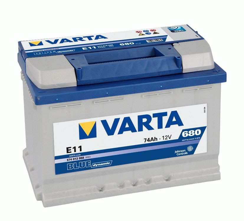 Akumuliatorius VARTA 74Ah 680 A (E11)