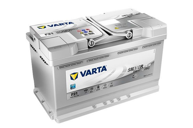 Akumuliatorius VARTA SILVER F21 (580901080) 80Ah 800A AGM