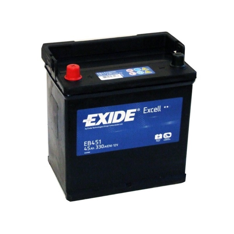 Akumuliatorius EXIDE 45 Ah 330 A EN 12V