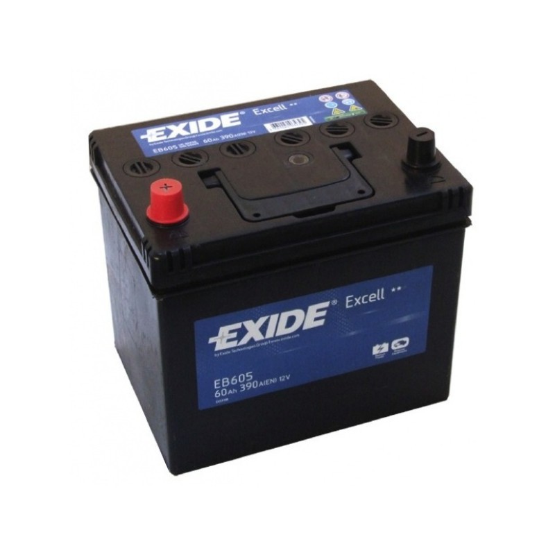 Akumuliatorius EXIDE 60 Ah 390 A EN 12V