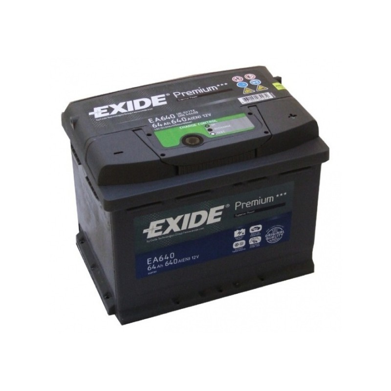 Akumuliatorius EXIDE 64 Ah 640 A EN 12V