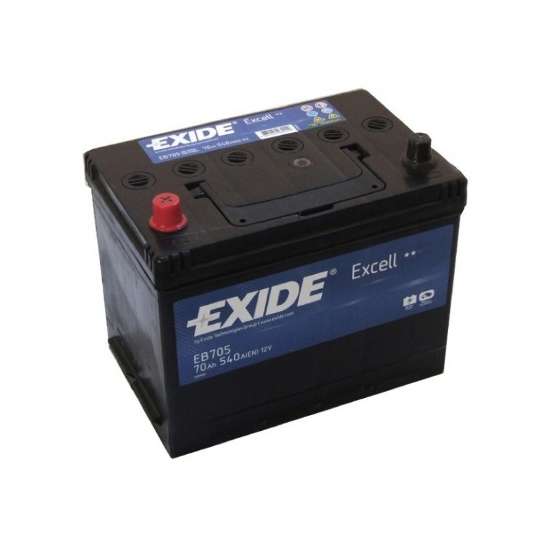 Akumuliatorius EXIDE 70 Ah 540 A EN 12V