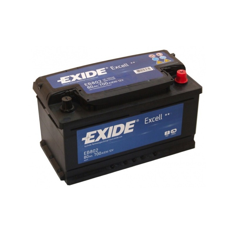 Akumuliatorius EXIDE 80 Ah 700 A EN 12V