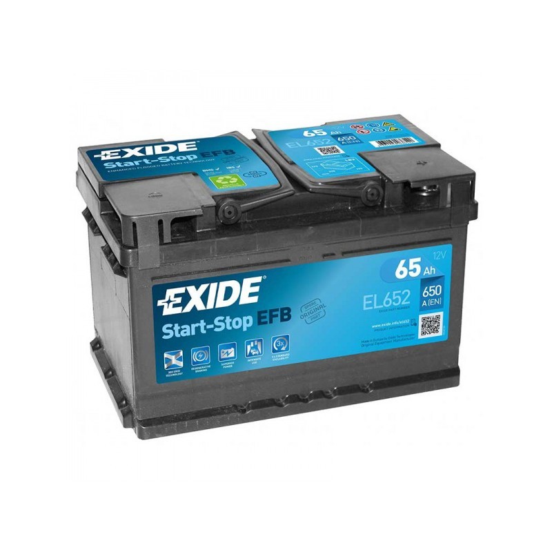 Akumuliatorius EXIDE 65 Ah 650 A EN 12V