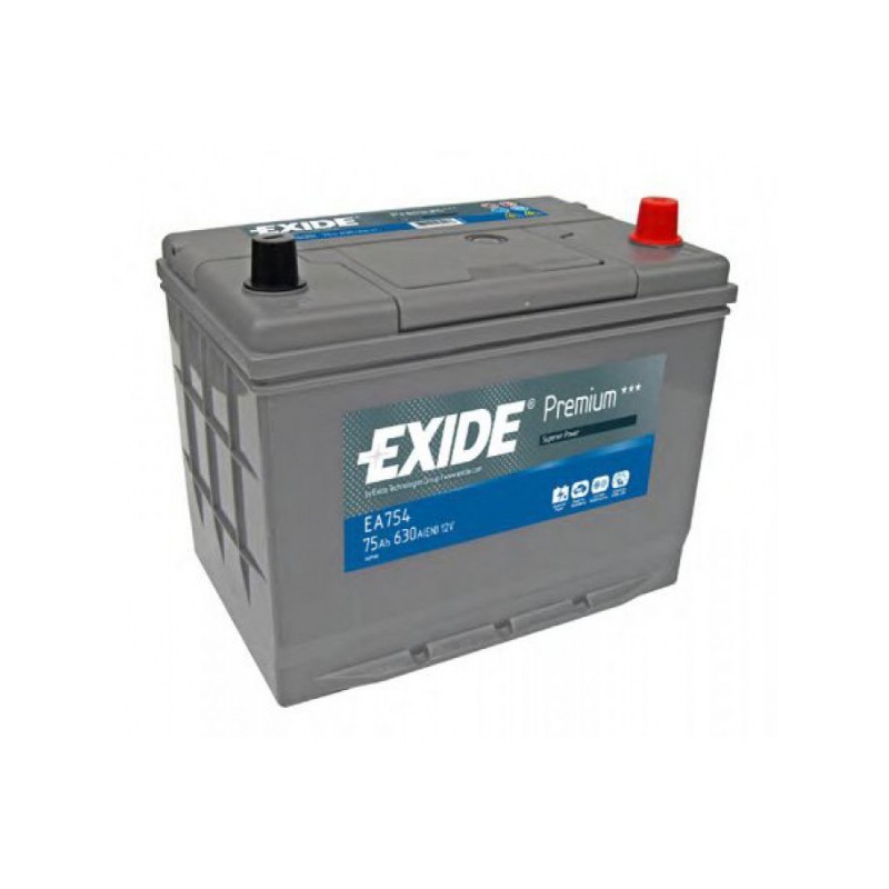 Akumuliatorius EXIDE 75 Ah 630 A EN 12V