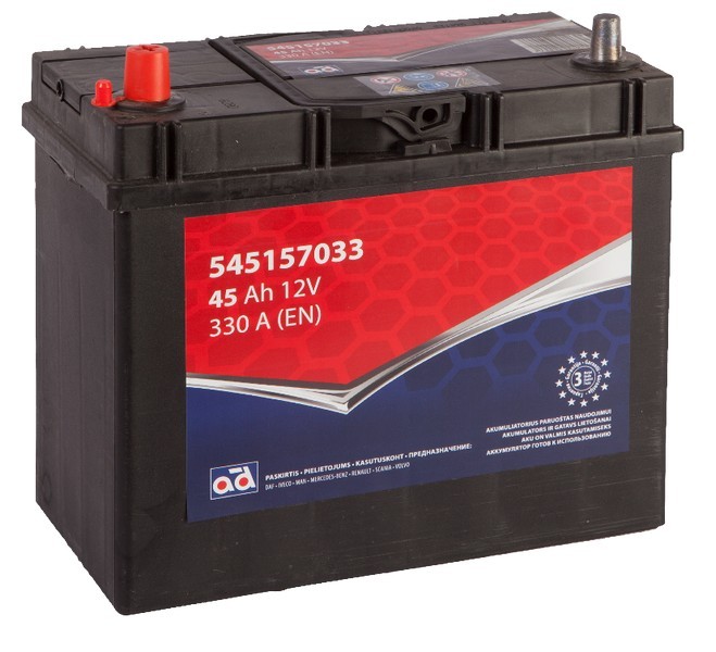 Akumuliatorius AD 45Ah 330 A + -