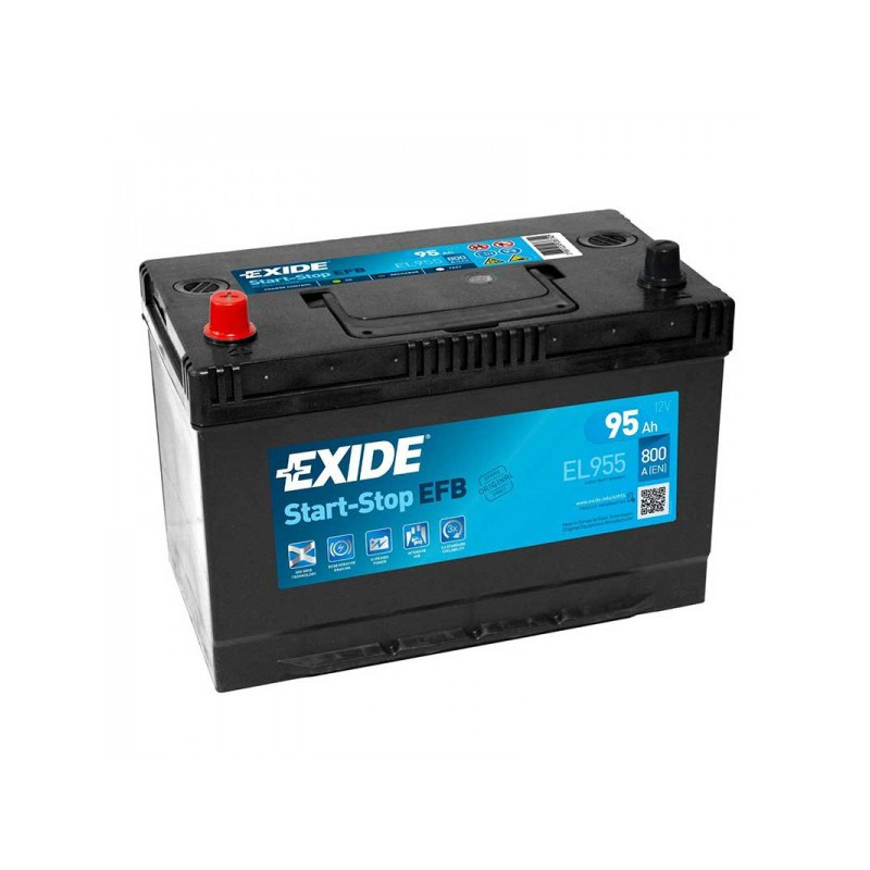 Akumuliatorius EXIDE 95 Ah 800 A EN 12V