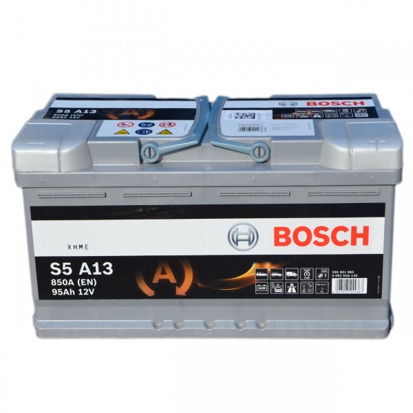Akumuliatorius Bosch 95Ah 850A S5A13 AGM