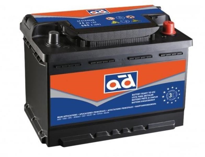 Akumuliatorius AD 60Ah 510 A + -