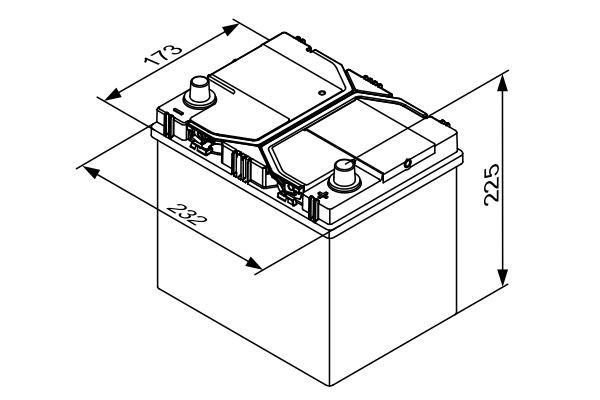 Akumuliatorius Bosch 65A 650Ah EFB S4E40