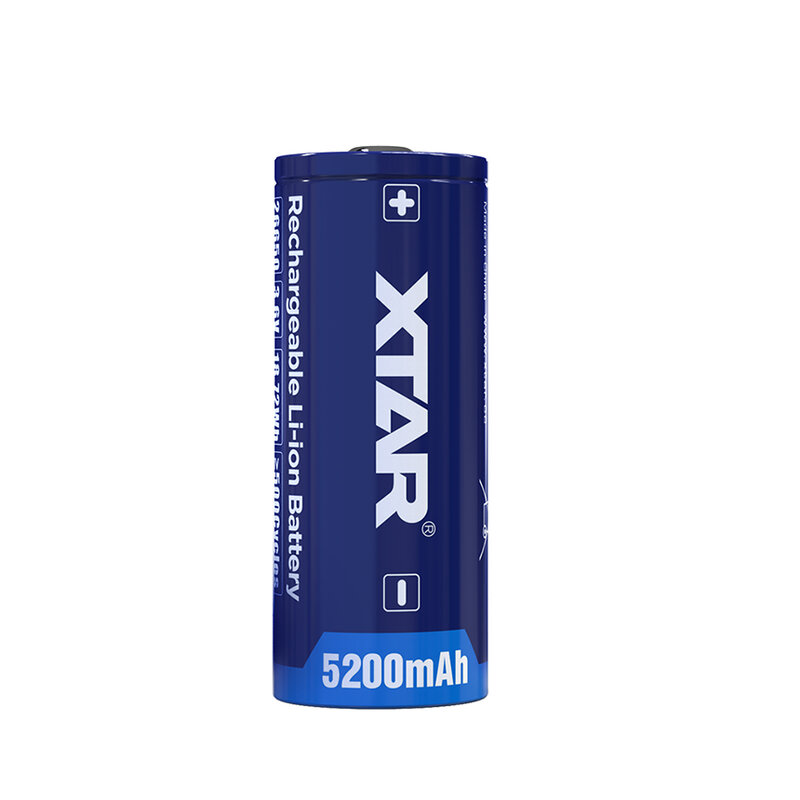 Akumuliatorius 26650 3.6V 5200mAh Li-Ion su integruotu krovimo valdikliu PCM