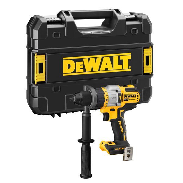 DeWALT DCD999NT-XJ grąžtas 2250 RPM 1,61 kg Juoda, Sidabras, Geltona