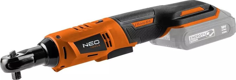 Impact wrench Neo Battery rattle Energy+ 18V, Li-lon, 3/8’ without battery, adapter 1/2” 04-603