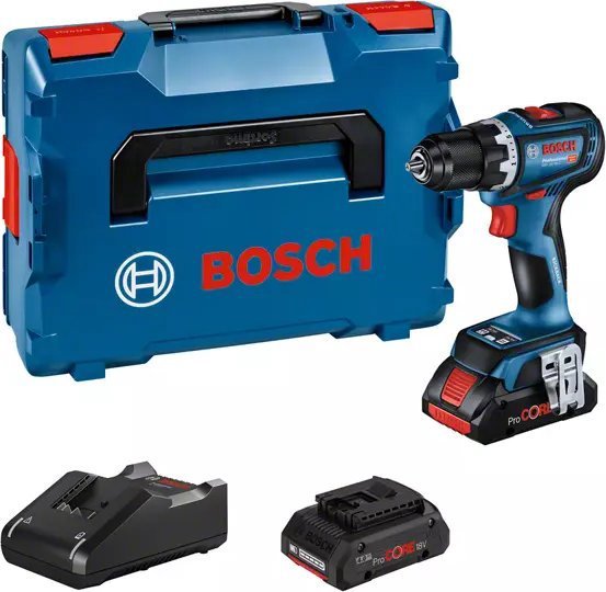 Drilling machine Bosch GSR 18V-90 C 18 V 2 x battery 4 Ah