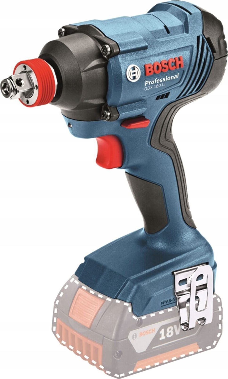 Impact wrench Bosch GDX 180-LI 18 V 1/4"