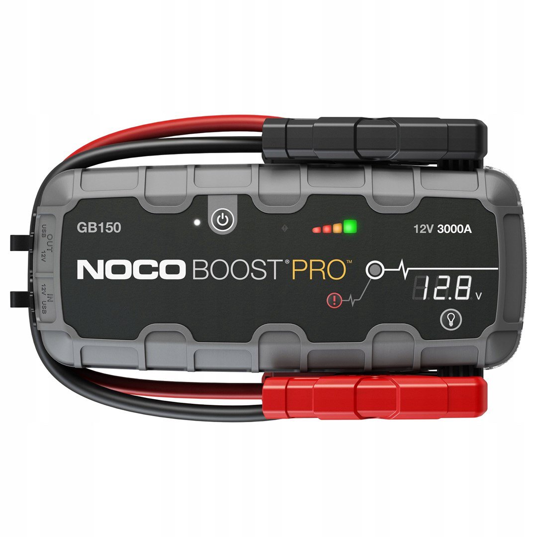 NOCO GB150 Boost 12V 3000A Jump Starter starteris su integruotu 12V/USB akumuliatoriumi