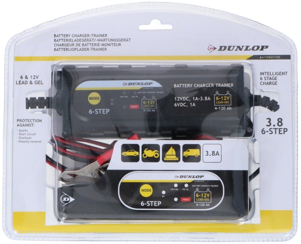 Pakrovėjas akumul.3,8A 6-12V Dunlop
