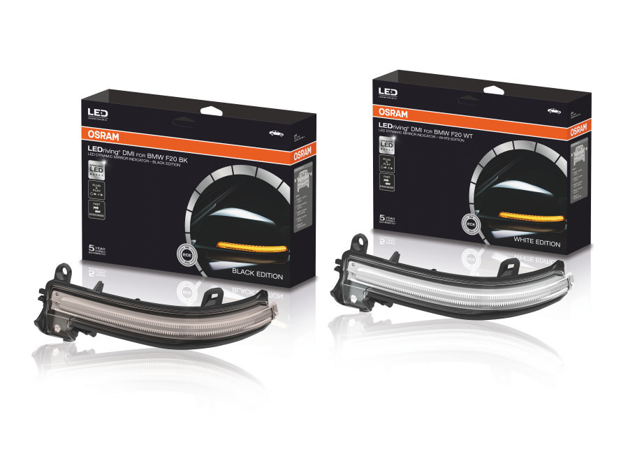 LED Posūkio žibintai ,,OSRAM" DMI (2 vnt.) BMW - Juoda