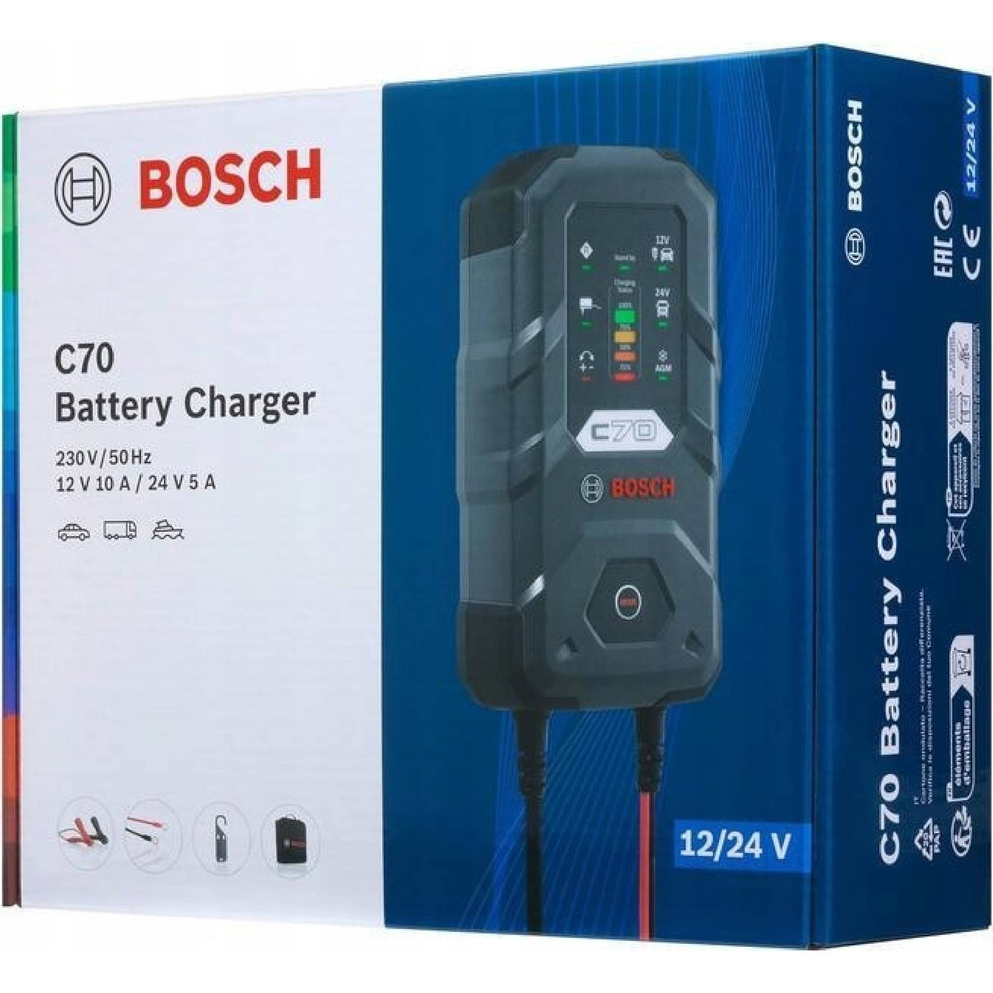 Automatinis akumuliatoriaus įkroviklis  Bosch C70 0189911070