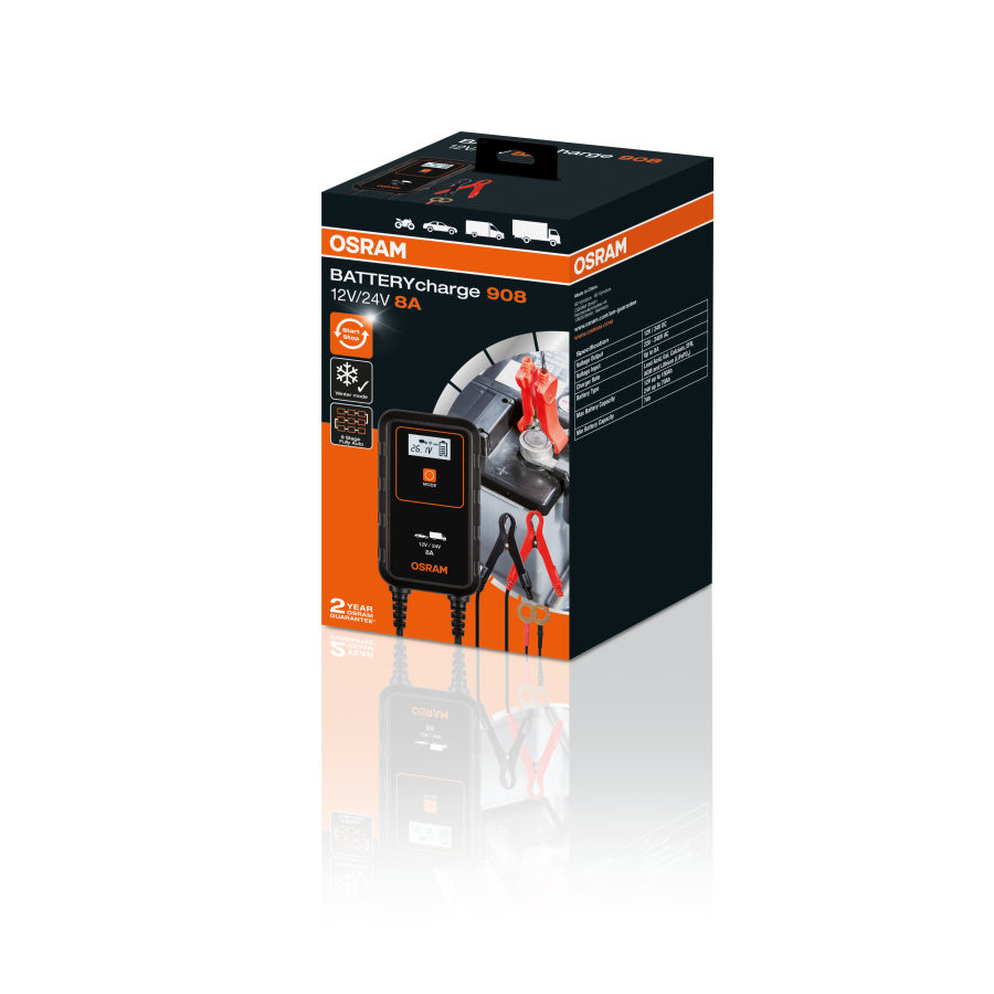 Osram įkroviklis BATTERYcharge 908 | OEBCS908