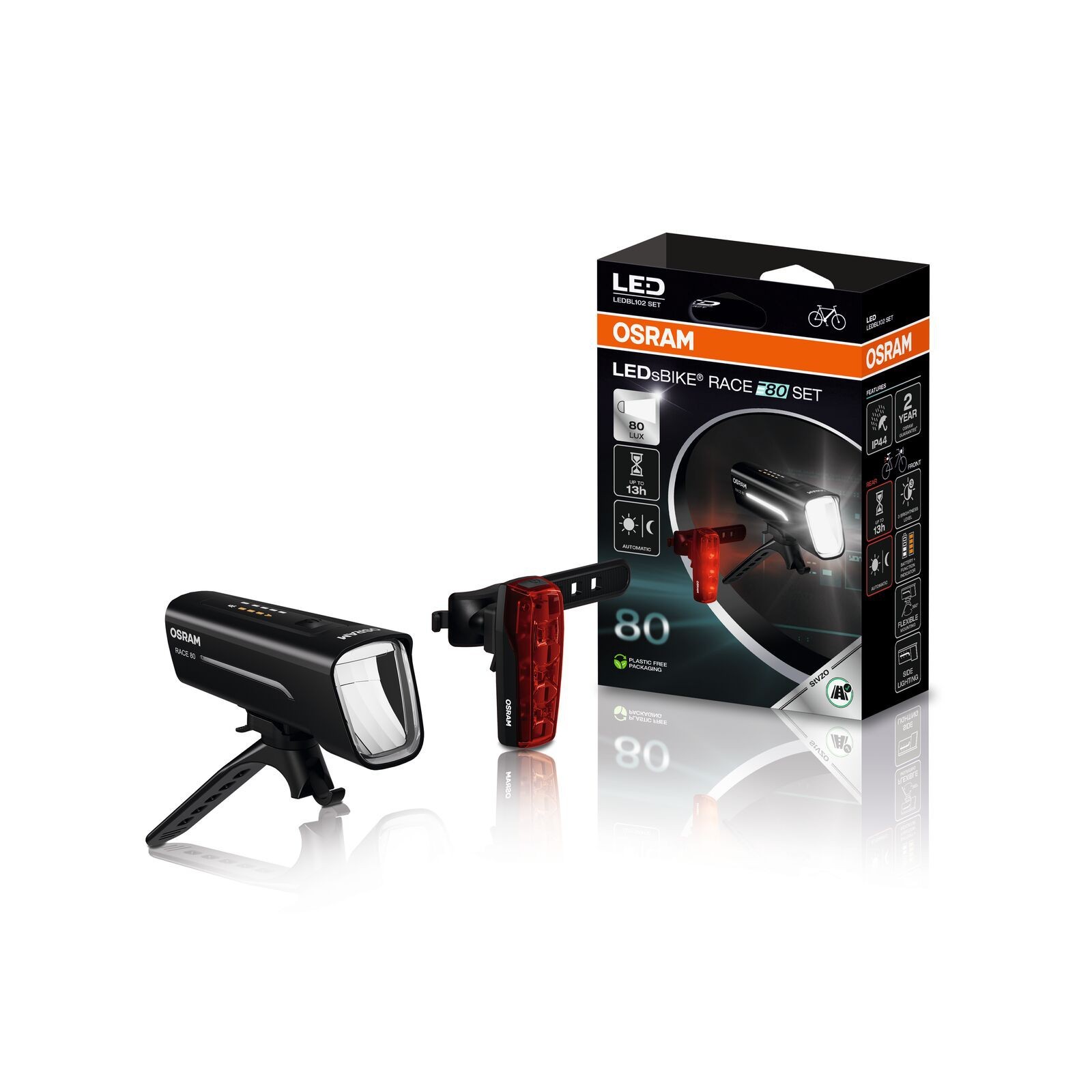 Osram dviračio žibintas LEDBL102 SET  LED priekinis