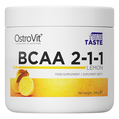 OstroVit BCAA 2-1-1 200 g. - Lemon skonis