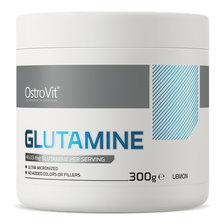 OstroVit Glutamine (glutaminas) 300 g. - Lemon skonis