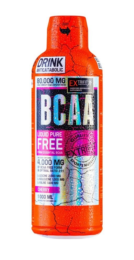 Extrifit BCAA liquid 1000 ml. - Cherry skonis