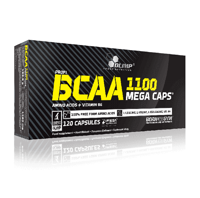 Olimp BCAA Mega Caps 1100 120 kaps.