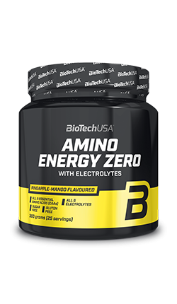 BioTech Amino Energy Zero with Electrolytes 360 g. - Ananasų-mango skonis