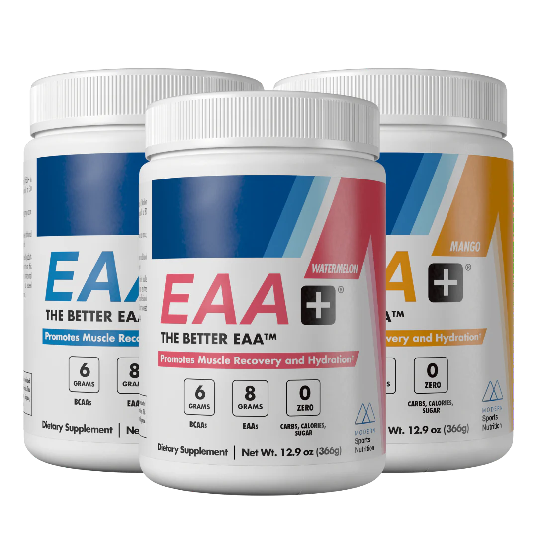 Modern Sports Nutrition EAA+ 366 g. - Blue raspberry skonis