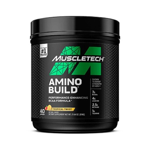 MuscleTech Amino Build, 40 porcijų - Braškių arbūzo