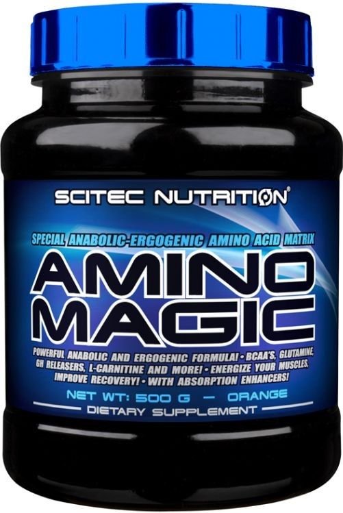 Scitec Amino Magic 500 g. - Orange skonis