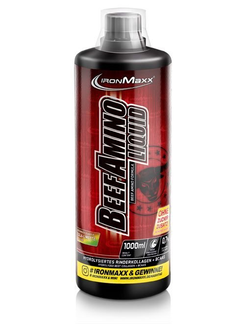 IronMaxx Beef Amino liquid, 1000ml - Kolos skonis