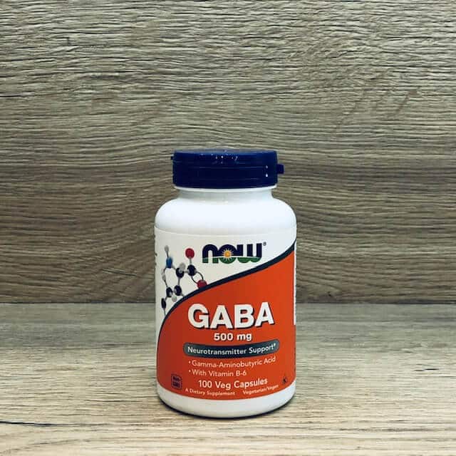 NOW Foods GABA 500mg - 100 veg. kaps.