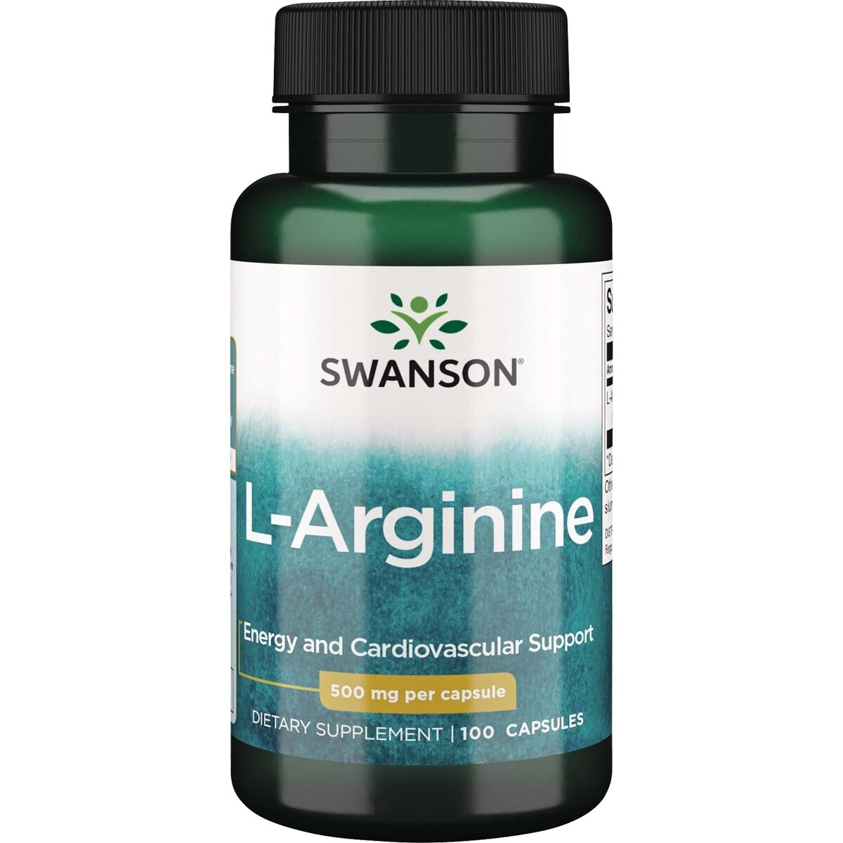 SWANSON L-Argininas 500mg - 100 kaps.