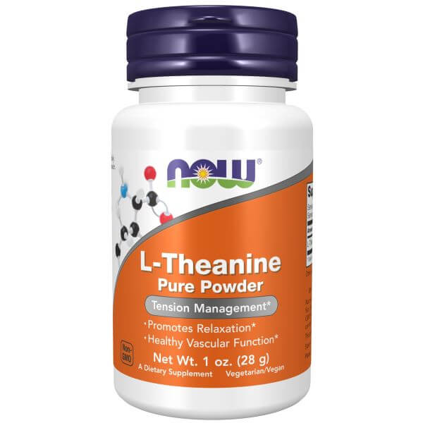 NOW L-Theanine Pure Powder - 28g