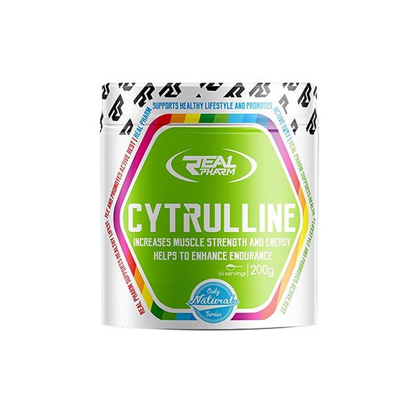 REAL PHARM Citrulline - 200g Citrina/apelsinas