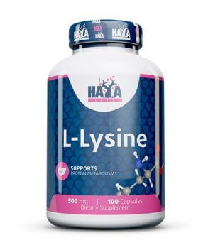 HAYA LABS L-Lysine 500 mg - 100 kaps.