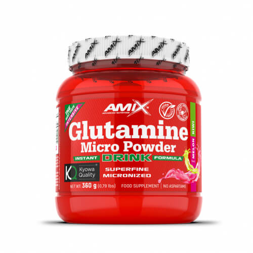 AMIX Glutamine Micro Powder Drink - 360g Melionai/kiviai