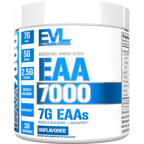 EVLUTION NUTRITION EAA 7000 - 237g (grynos)