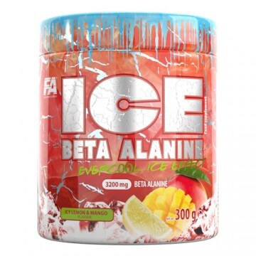 FITNESS AUTHORITY Ice Beta Alanine - 300g Šaldantys apelsinai/mango