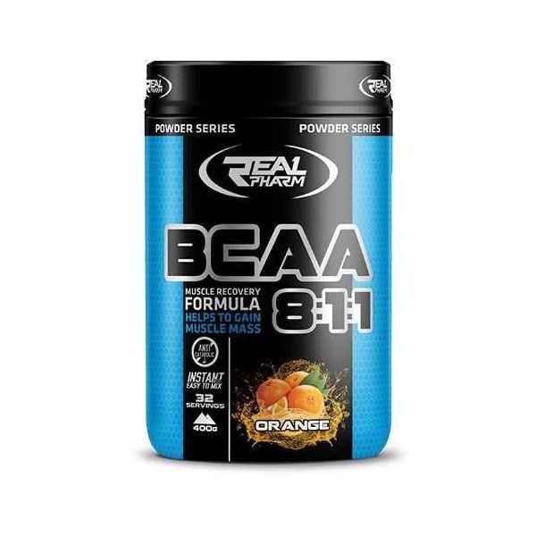 REAL PHARM BCAA 8:1:1 - 400g Mėlynė