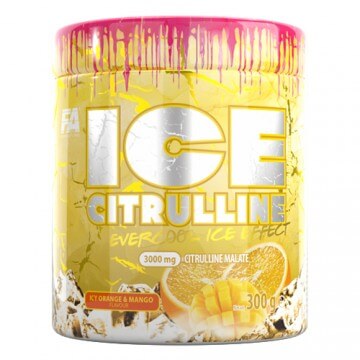 FITNESS AUTHORITY Ice Citrulline - 300g Šaldantys apelsinai/mango