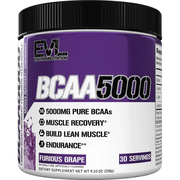 EVLUTION NUTRITION BCAA 5000 - 240-258g Vynuogės