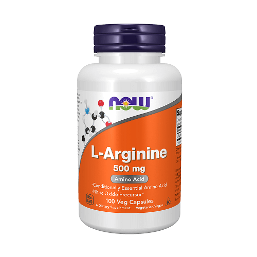 NOW L-Arginine 500mg 100 Veg. Kaps.