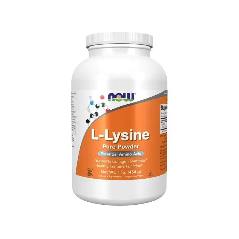 NOW L-Lysine Pure Powder - 454g