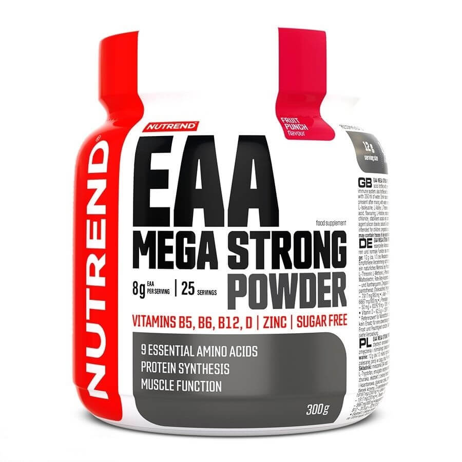 NUTREND EAA Mega Strong Powder - 300g Ananasai/kriaušės